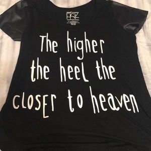 Target black logo tee